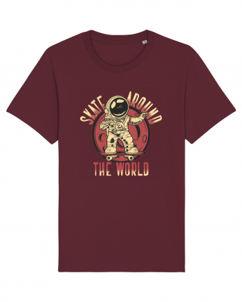 Skate Around The World Burgundy