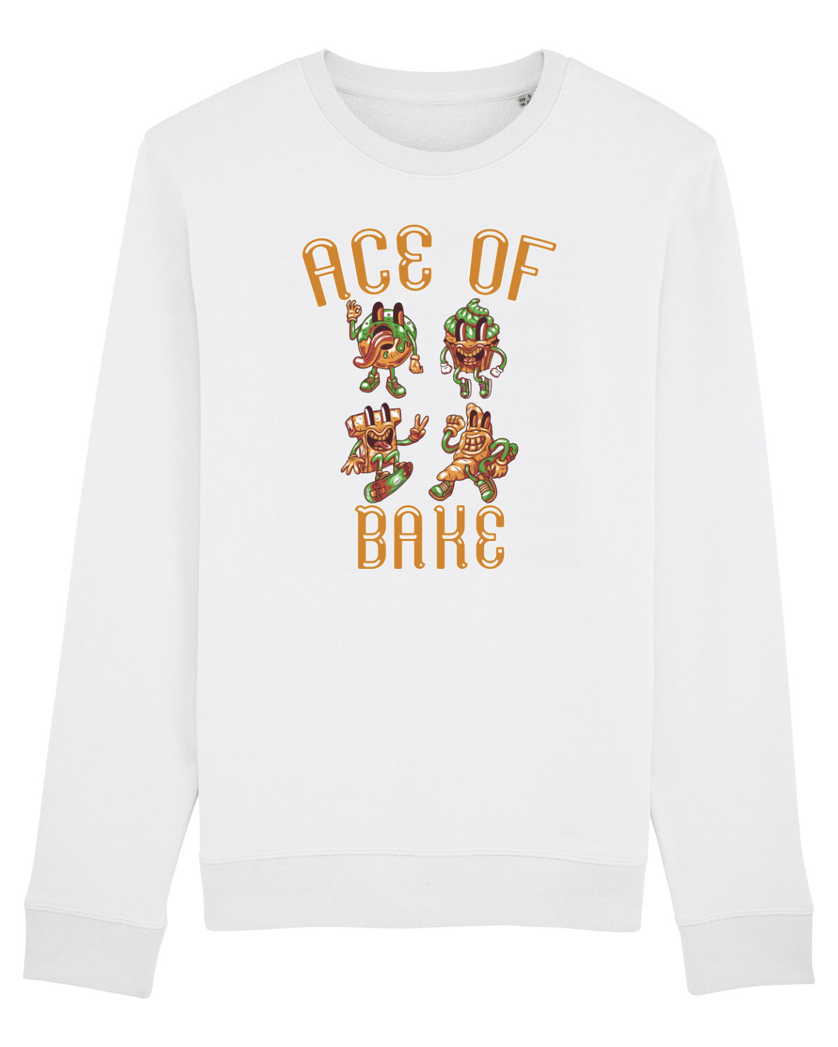Bluză mânecă lungă Unisex Rise White