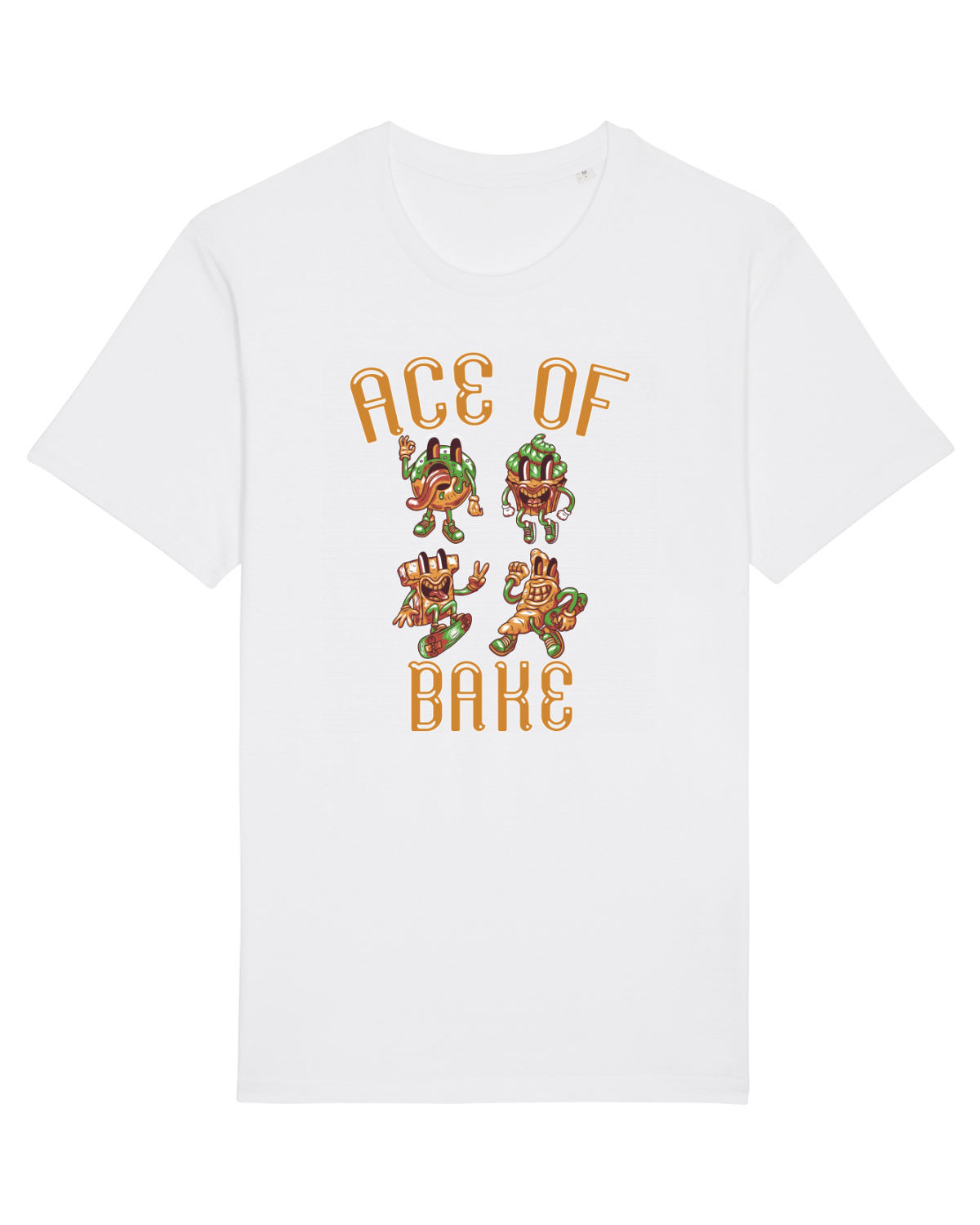 Tricou mânecă scurtă Unisex Rocker White