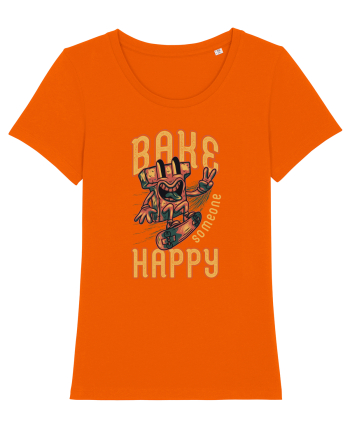 Bake Someone Happy Bright Orange