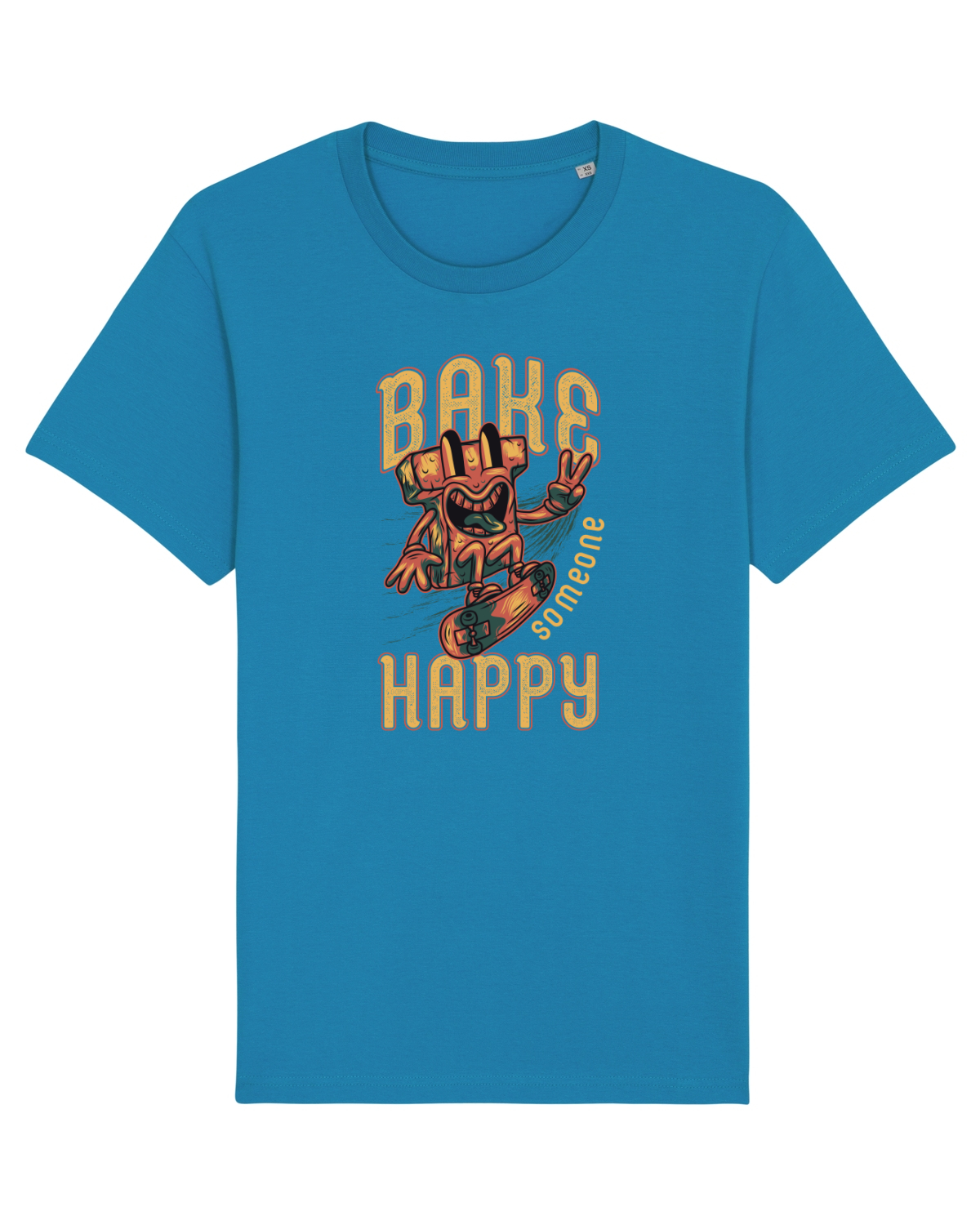 Tricou mânecă scurtă Unisex Rocker Azur