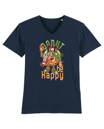 Donut Worry Be Happy French Navy