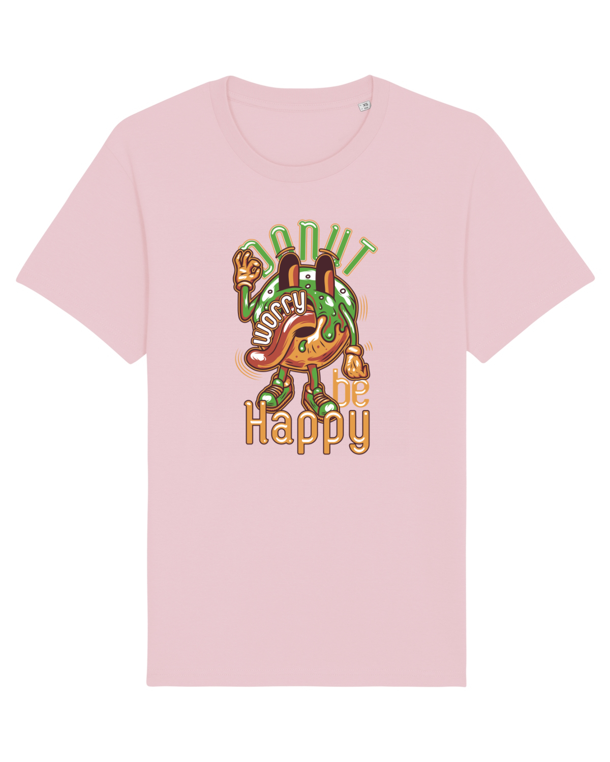 Tricou mânecă scurtă Unisex Rocker Cotton Pink