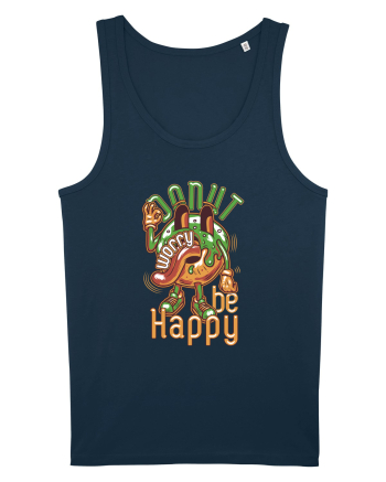 Donut Worry Be Happy Navy
