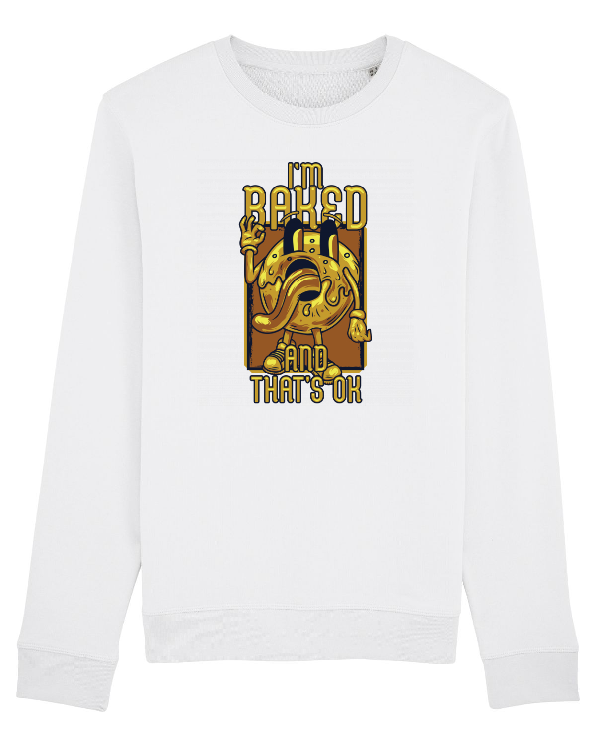 Bluză mânecă lungă Unisex Rise White