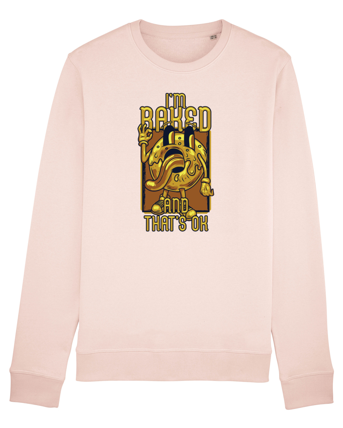 Bluză mânecă lungă Unisex Rise Candy Pink