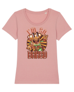 I'm So Baked Tricou mânecă scurtă guler larg fitted Damă Expresser