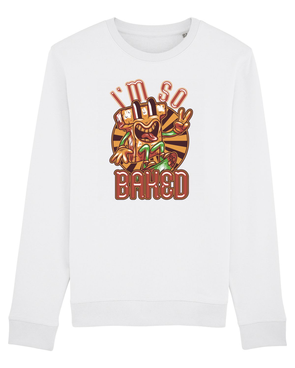 Bluză mânecă lungă Unisex Rise White