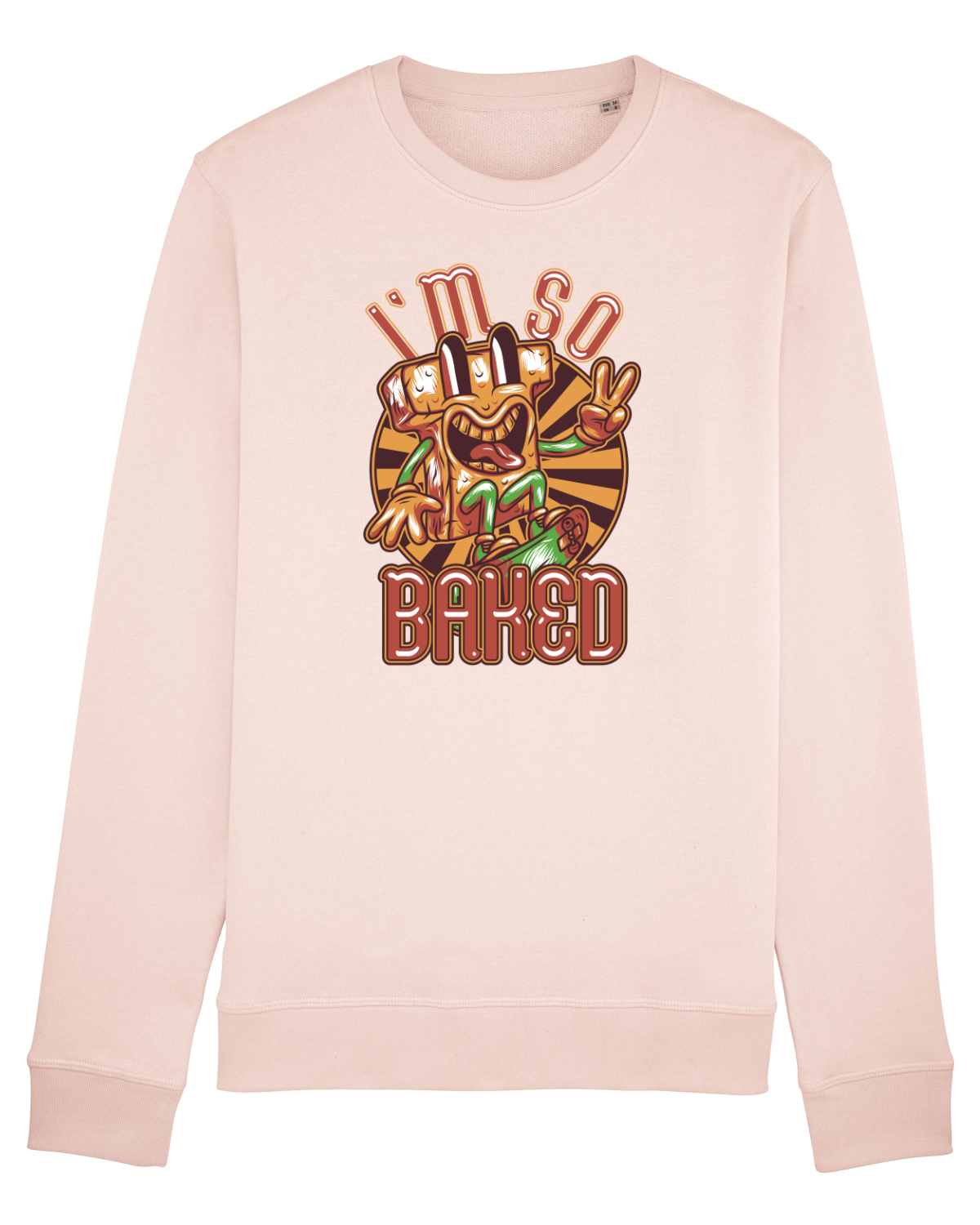 Bluză mânecă lungă Unisex Rise Candy Pink
