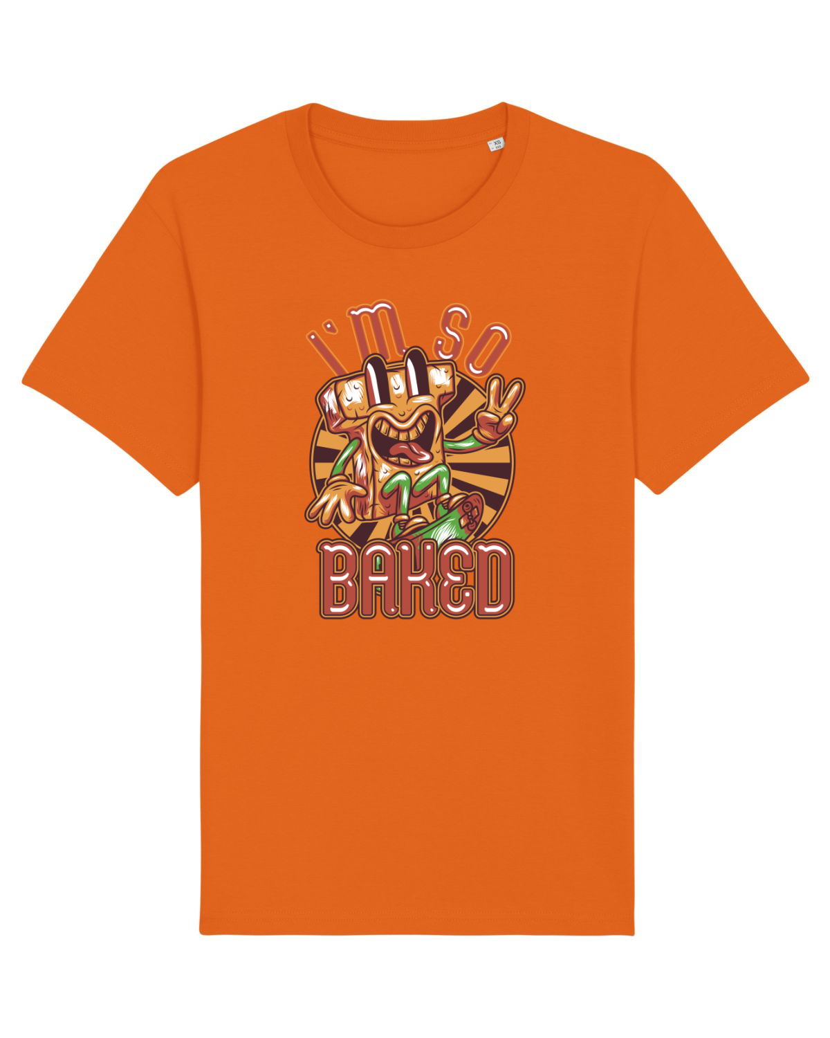 Tricou mânecă scurtă Unisex Rocker Bright Orange