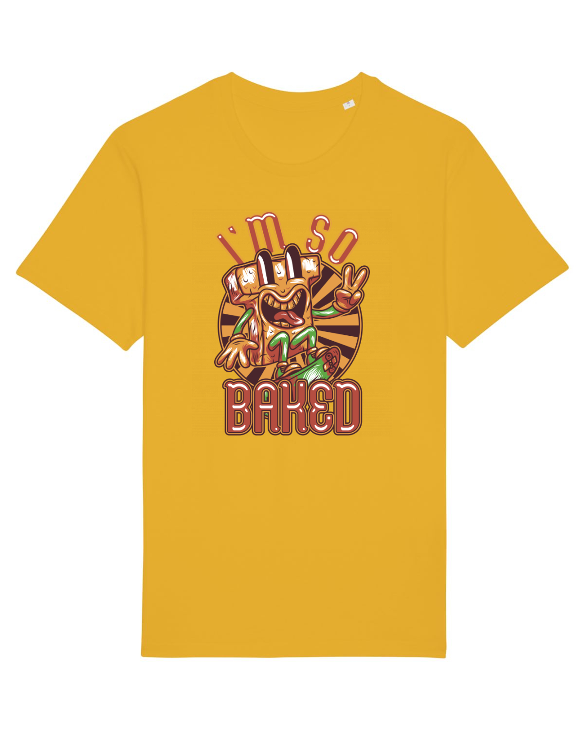 Tricou mânecă scurtă Unisex Rocker Spectra Yellow