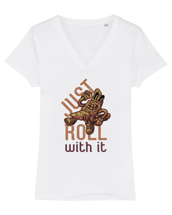 Just Roll With It White
