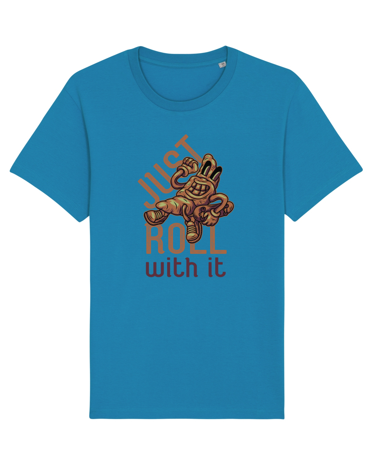 Tricou mânecă scurtă Unisex Rocker Azur