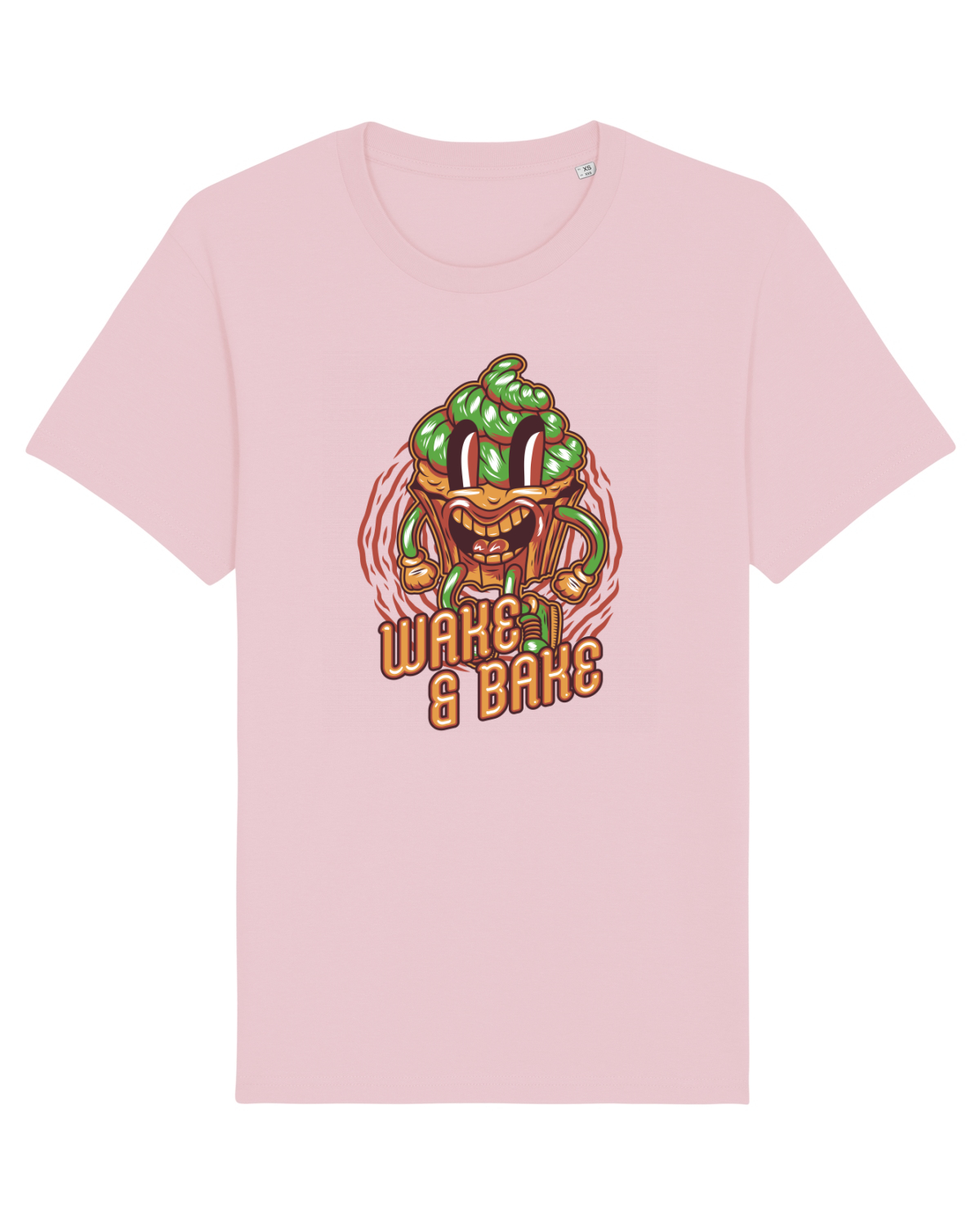 Tricou mânecă scurtă Unisex Rocker Cotton Pink