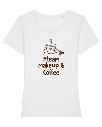 Team makeup and coffee White