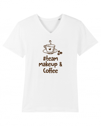 Team makeup and coffee White