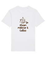 Team makeup and coffee Tricou mânecă scurtă Unisex Rocker