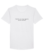 finish the year strong... Tricou mânecă scurtă guler larg Bărbat Skater