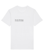no more distractions... Tricou mânecă scurtă Unisex Rocker