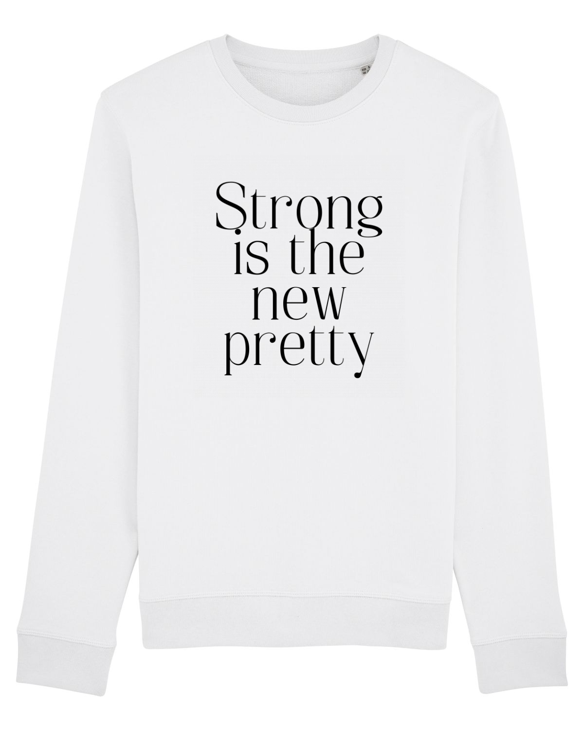 Bluză mânecă lungă Unisex Rise White