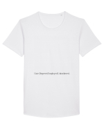 cute degreed employed ... Tricou mânecă scurtă guler larg Bărbat Skater