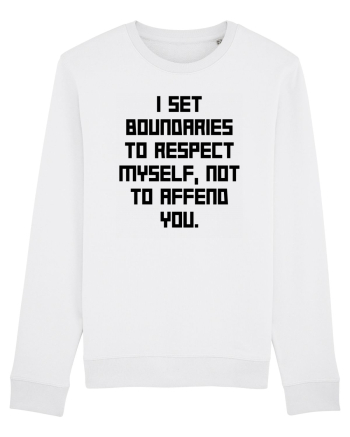 i set boundaries to respect... White