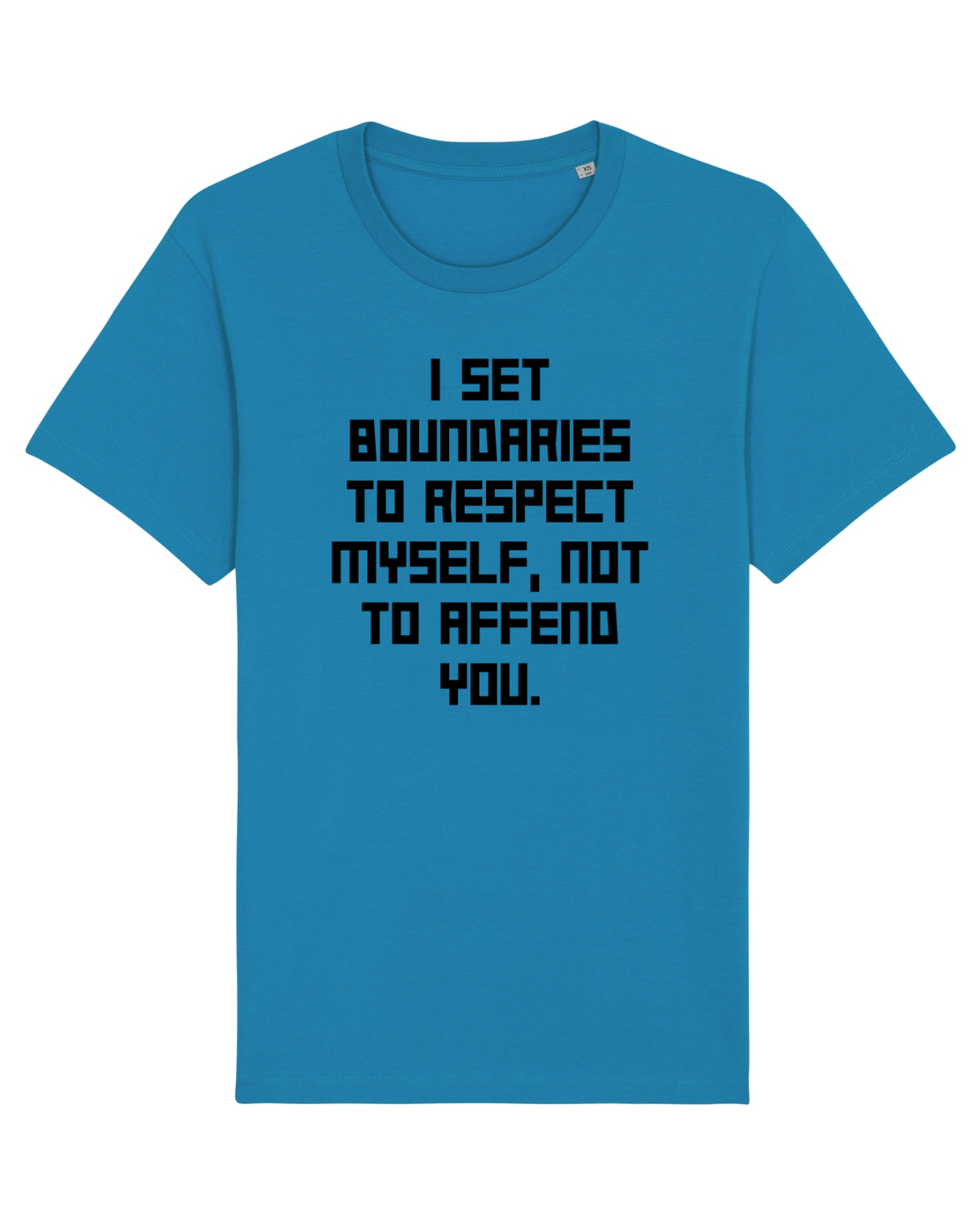 Tricou mânecă scurtă Unisex Rocker Azur