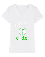 Smart chiks CODE Tricou mânecă scurtă guler V Damă Evoker