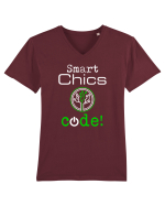 Smart chiks CODE Tricou mânecă scurtă guler V Bărbat Presenter