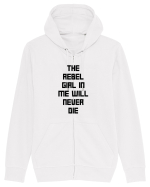 the rebel girl... Hanorac cu fermoar Unisex Connector
