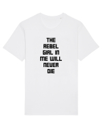 the rebel girl... Tricou mânecă scurtă Unisex Rocker