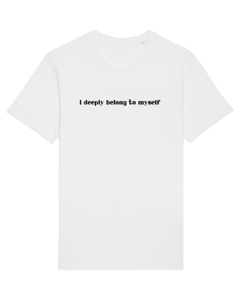 i deeply belong to myself White