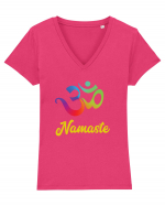 Namaste Tricou mânecă scurtă guler V Damă Evoker