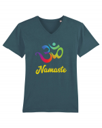 Namaste Tricou mânecă scurtă guler V Bărbat Presenter