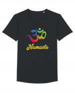 Namaste Tricou mânecă scurtă guler larg Bărbat Skater