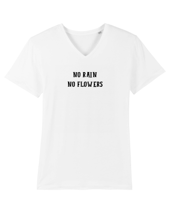 no rain no flowers White