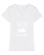 Outdoors Tricou mânecă scurtă guler V Damă Evoker