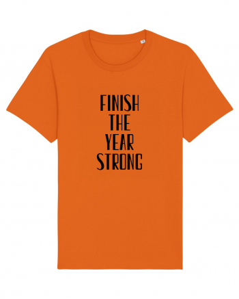 FINISH THE YEAR STRONG Bright Orange