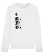 BE YOUR OWN BOSS Bluză mânecă lungă Unisex Rise