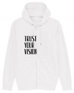 TRUST YOUR VISION Hanorac cu fermoar Unisex Connector