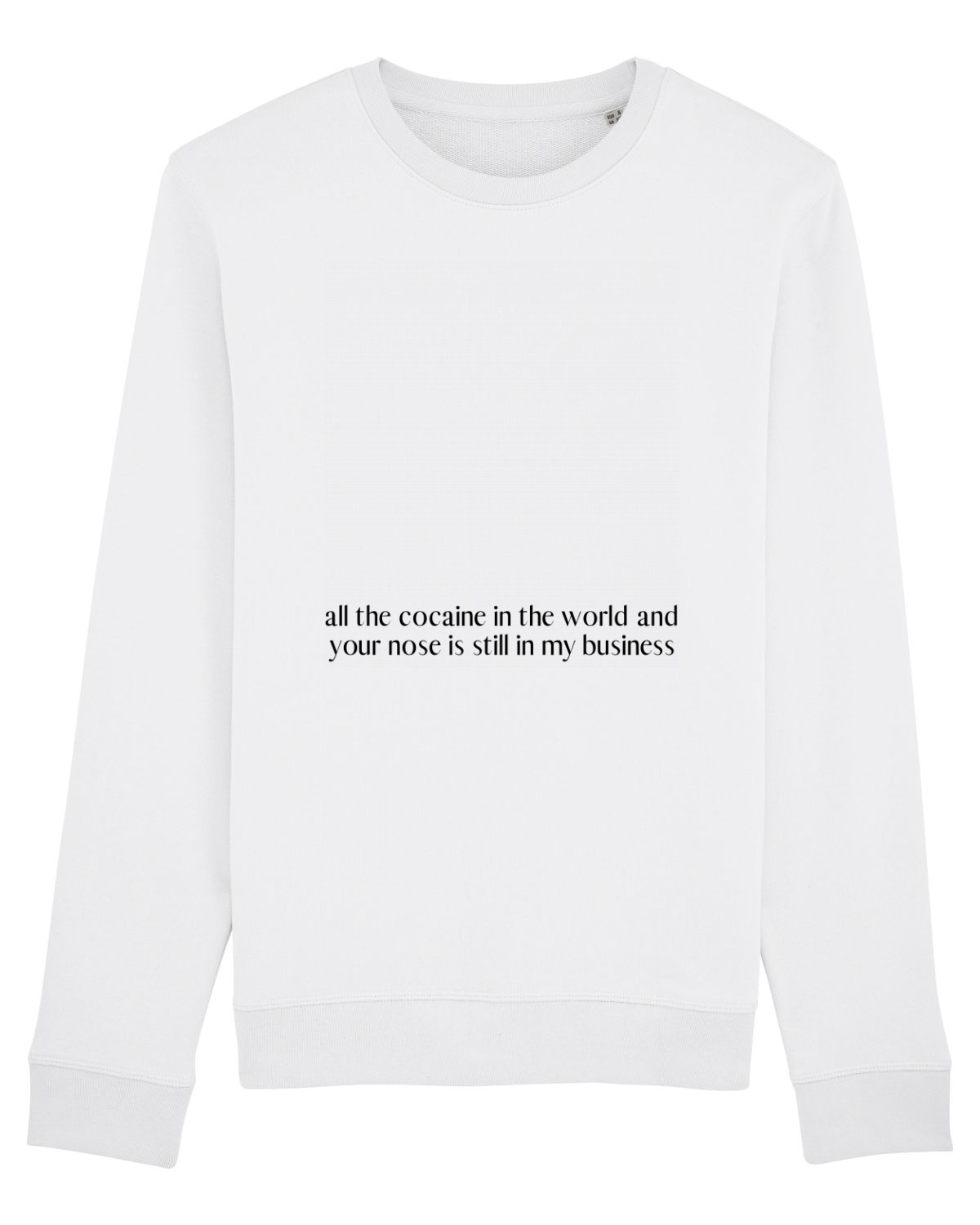Bluză mânecă lungă Unisex Rise White