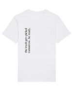 the trash gets... Tricou mânecă scurtă Unisex Rocker