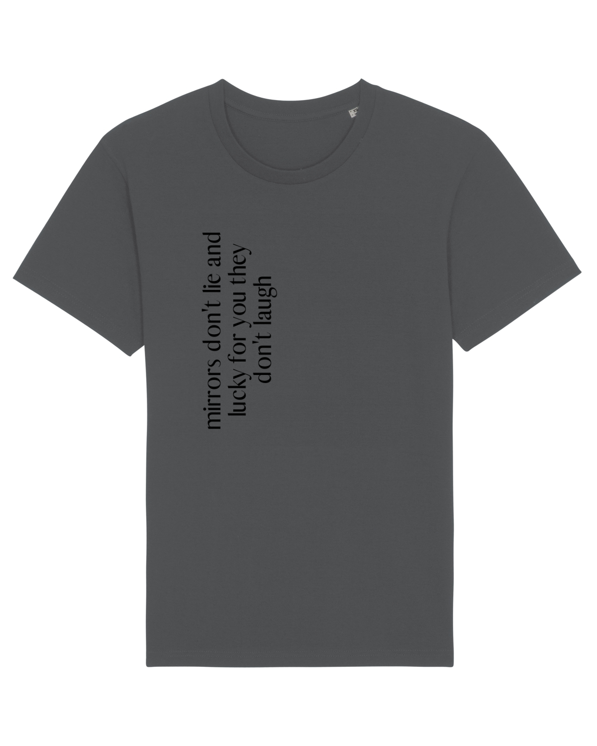Tricou mânecă scurtă Unisex Rocker Anthracite