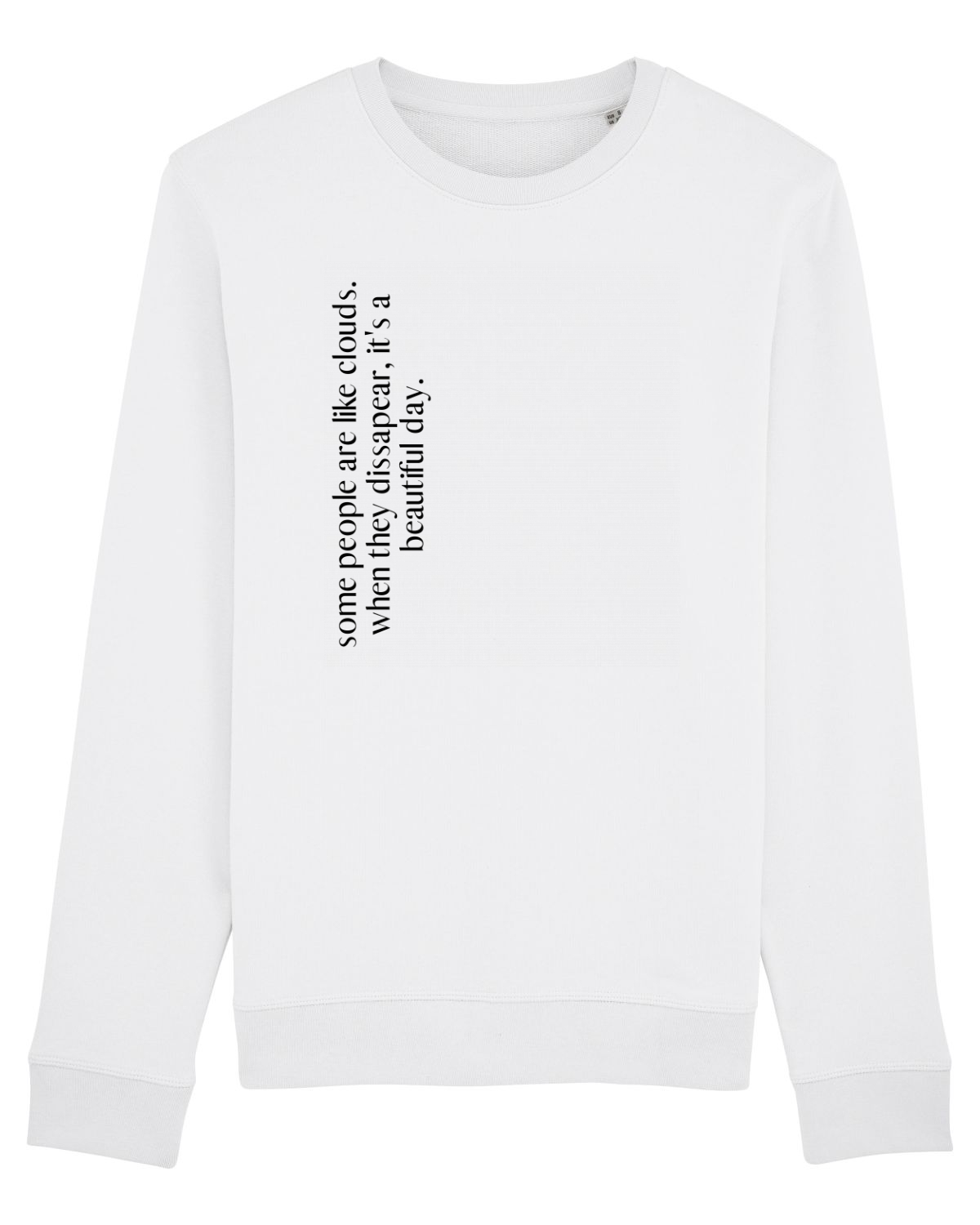 Bluză mânecă lungă Unisex Rise White