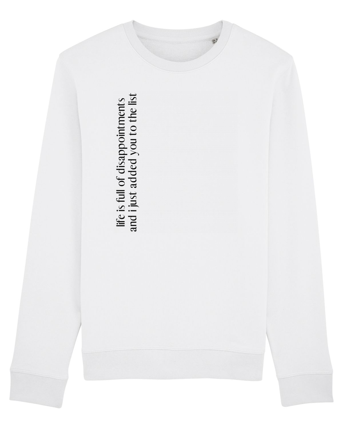Bluză mânecă lungă Unisex Rise White