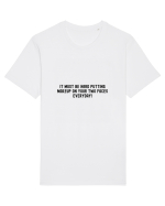 it must be hard... Tricou mânecă scurtă Unisex Rocker