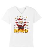 Ho, mă, ho! Tricou mânecă scurtă guler V Bărbat Presenter