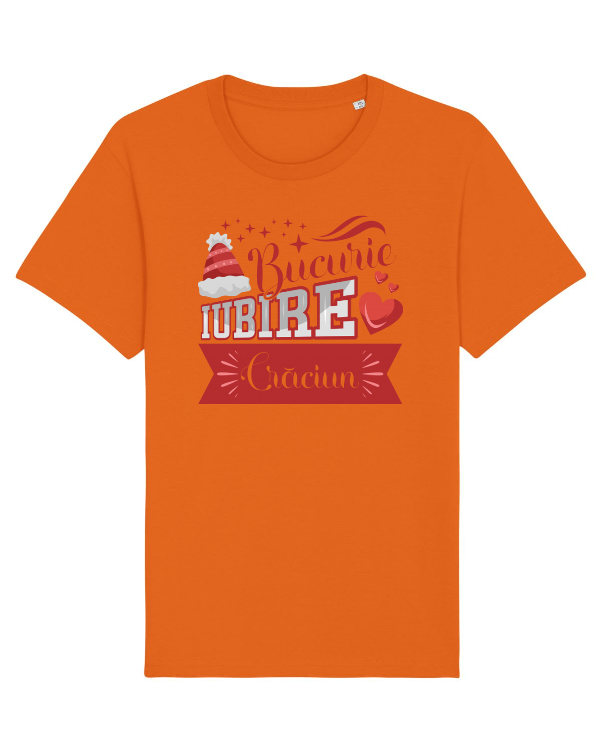 Tricou mânecă scurtă Unisex Rocker Bright Orange