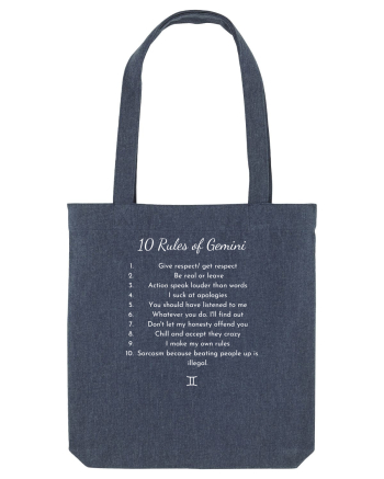 gemini 10 rules of gemini... Midnight Blue