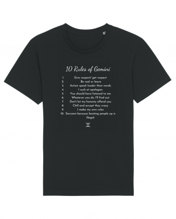 gemini 10 rules of gemini... Black